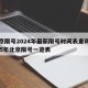 北京限号2024年最新限号时间表查询/2025年北京限号一览表